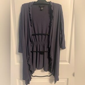 Gray Medium Cardigan, long sleeve, Preloved in great condition, P2P 20